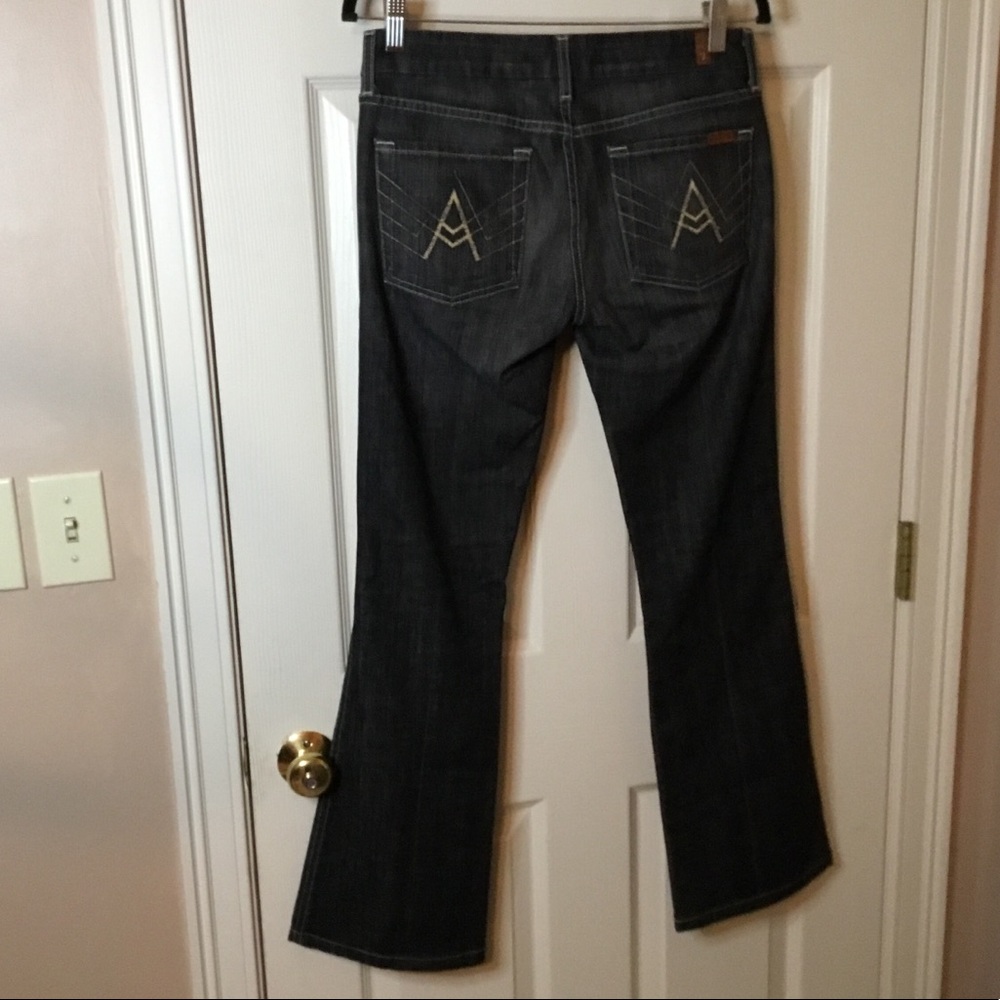 7 for All Mankind “A” Pocket Slight Flare Jeans - Size 28